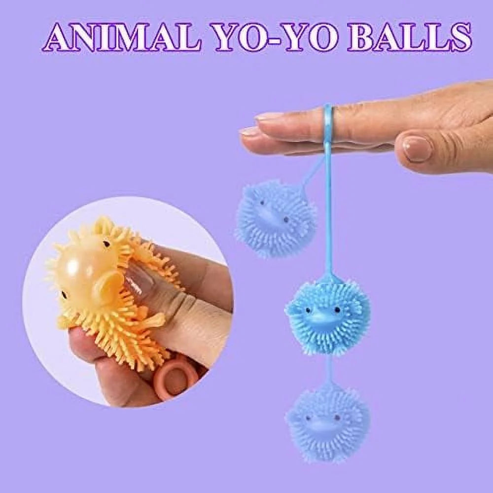 25 Pcs Animal Yoyo Balls Z22822