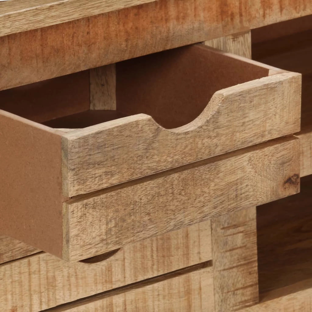 Rough Mango Wood TV Stand with 2 Drawers D112