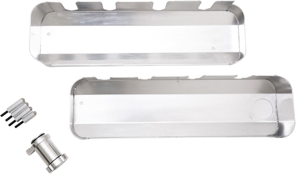 Polished LS1 Fabricated Coil Cover with Oil Filler Q721574