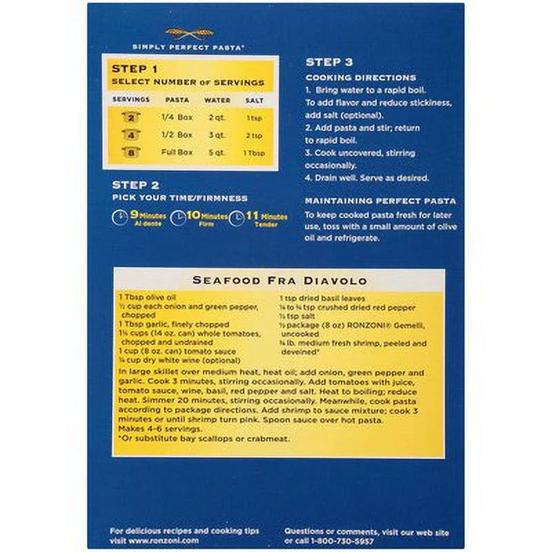 Gemilli Pasta 16 oz Pack of 8 C4533