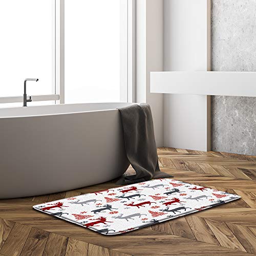 3 Piece Christmas Tree Bath Rug Set L58108