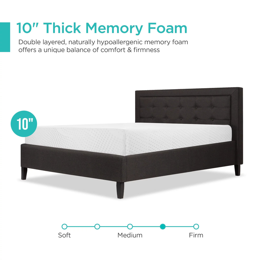 Queen Size Dual Layered Memory Foam Mattress X738