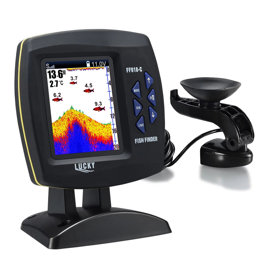 Wired Transducer Fish Finder 45 Degrees Underwater G141