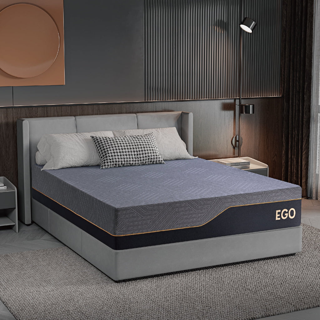 Black 14 inch Queen Memory Foam Mattress W661