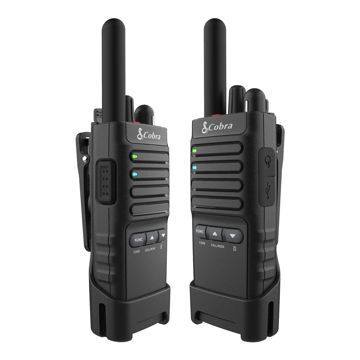 2W FRS Two Way Radios Pair IPX4 Waterproof Walkie Talkies 22 Channels O810292