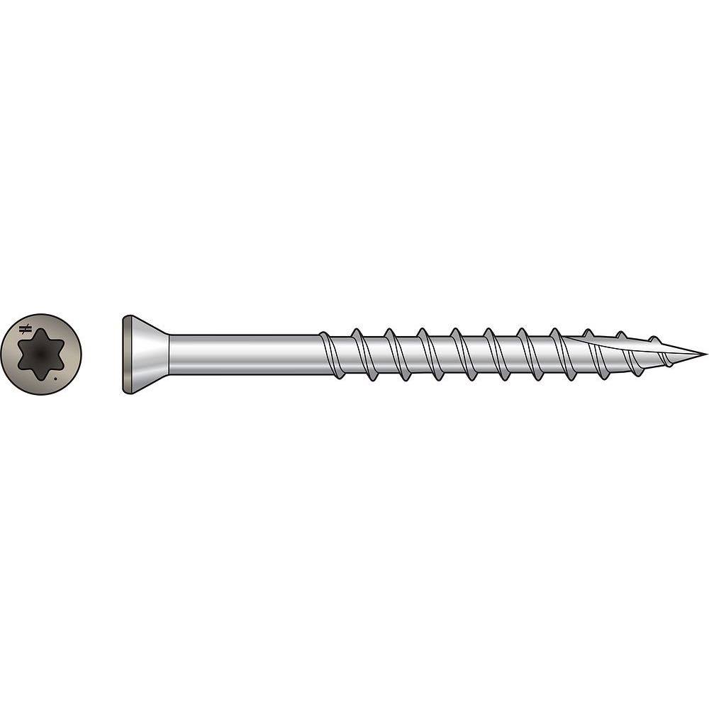 #7 x 2-1/4 x 22 316SS Trim Screws H632