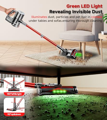 Cordless Stick Vacuum 500W 40Kpa 45Mins 1.5L Dust Cup N20041
