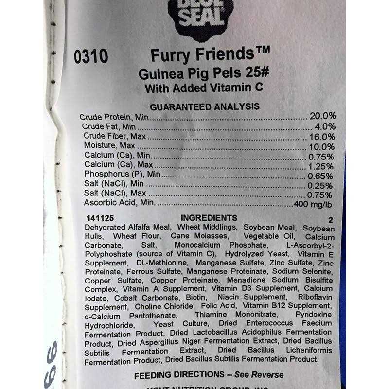 Guinea Pig Pellets O79835