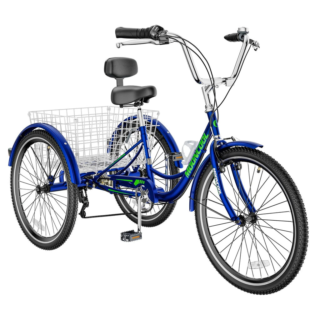 Blue 7 Speed Adult Tricycle B155