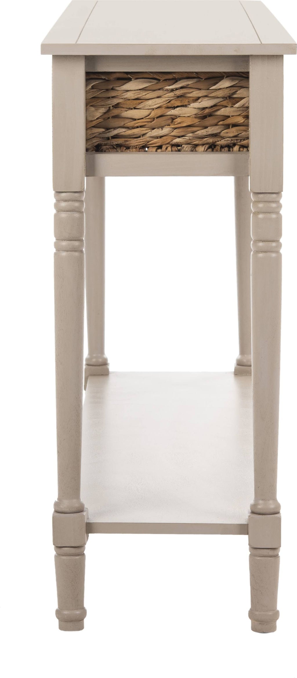 Vintage Grey Console Storage Table L479