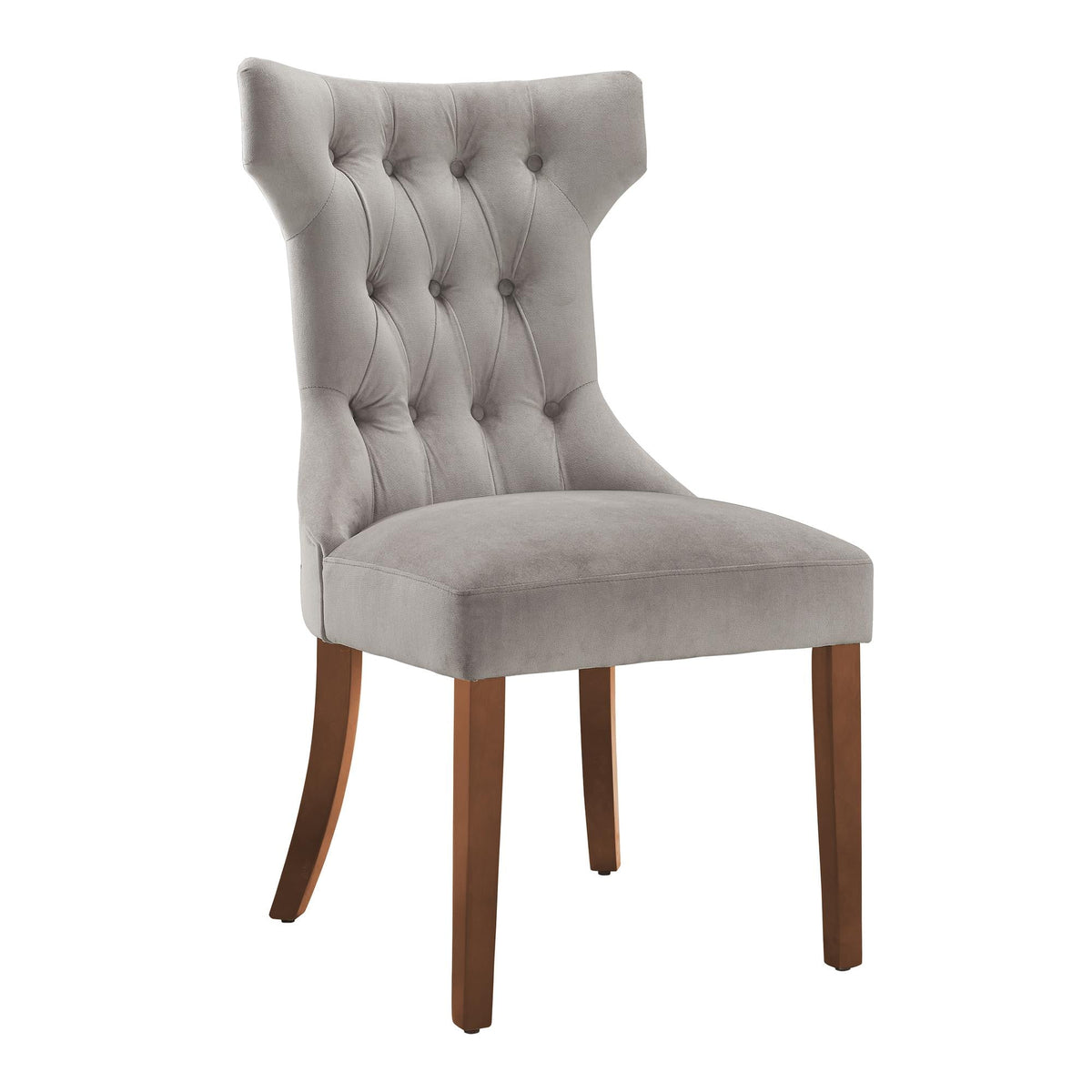 Tufted Dining Chair Set Of 2 Taupe T85188
