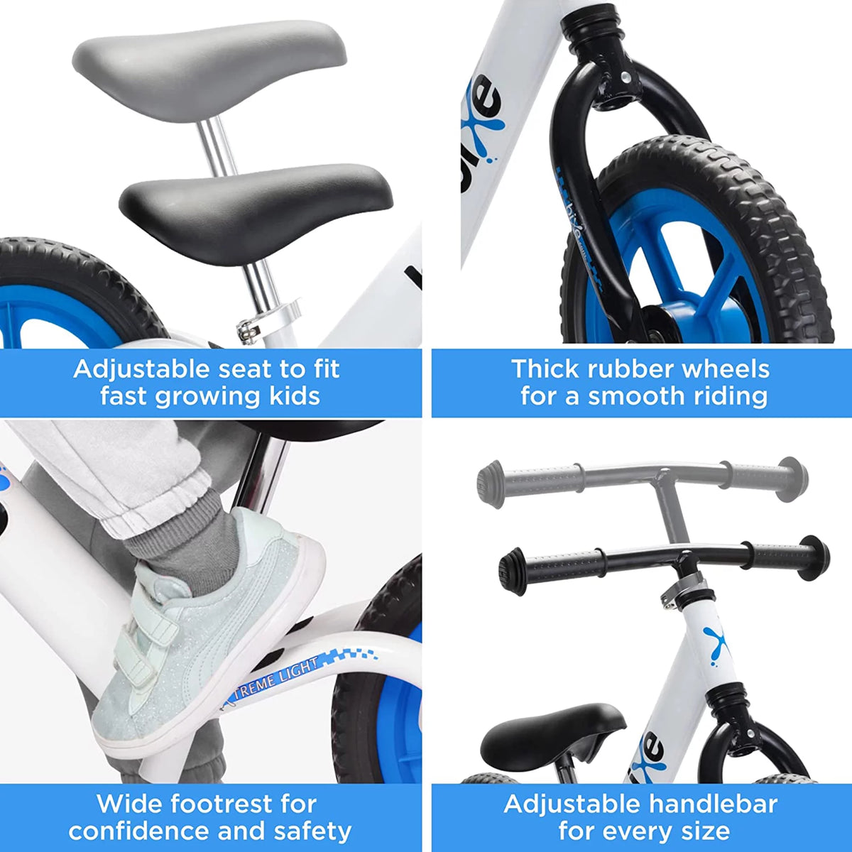 Aluminum Lightweight 12” No-Pedal Toddler Balance Bike Y6992