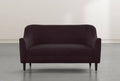 Purple Fabric/Metal Settee Chair I6589