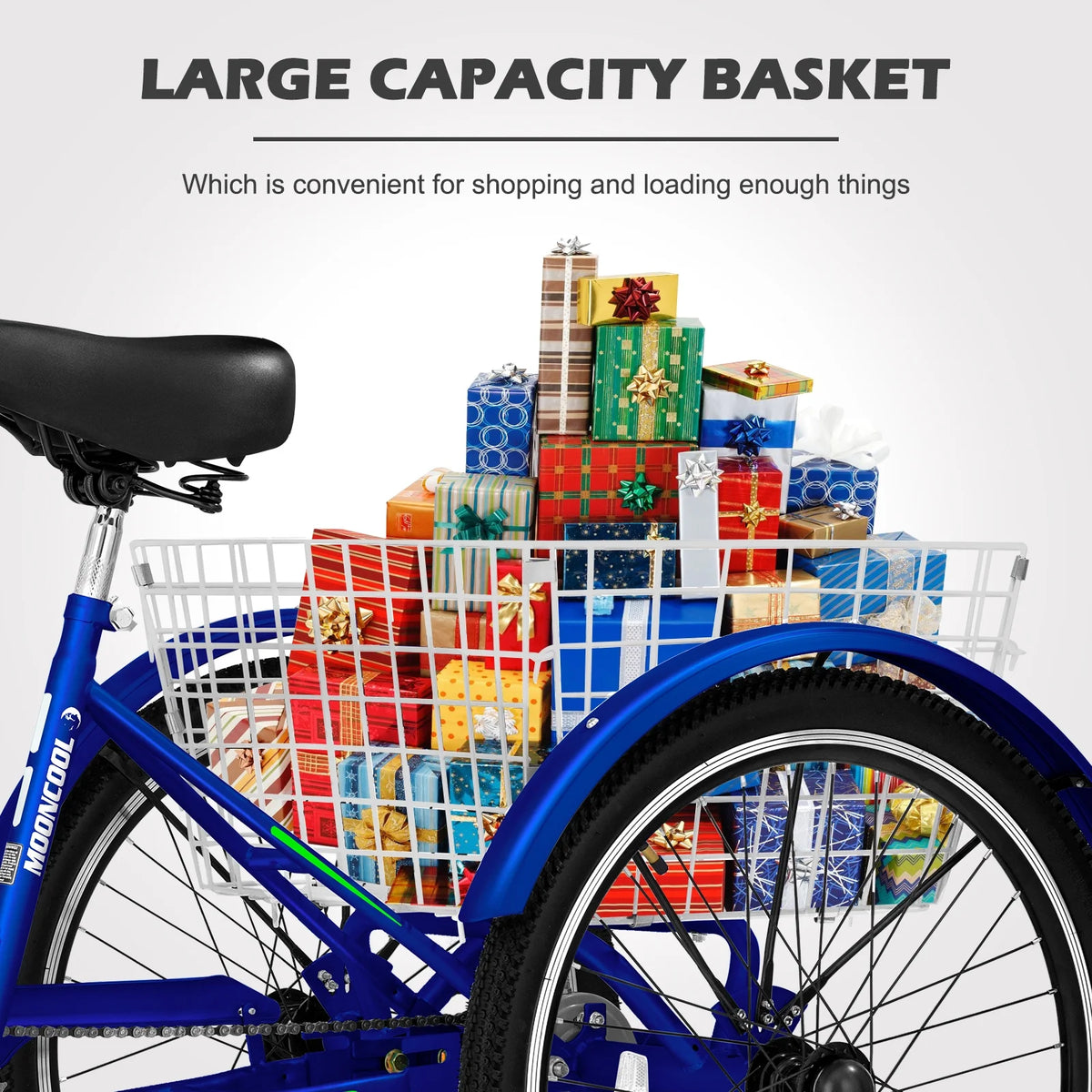 Blue 7 Speed Adult Tricycle B155