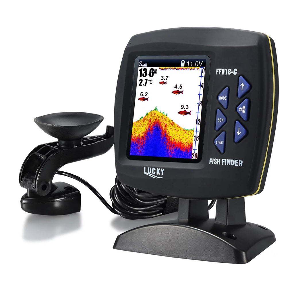 Wired Transducer Fish Finder 45 Degrees Underwater G141