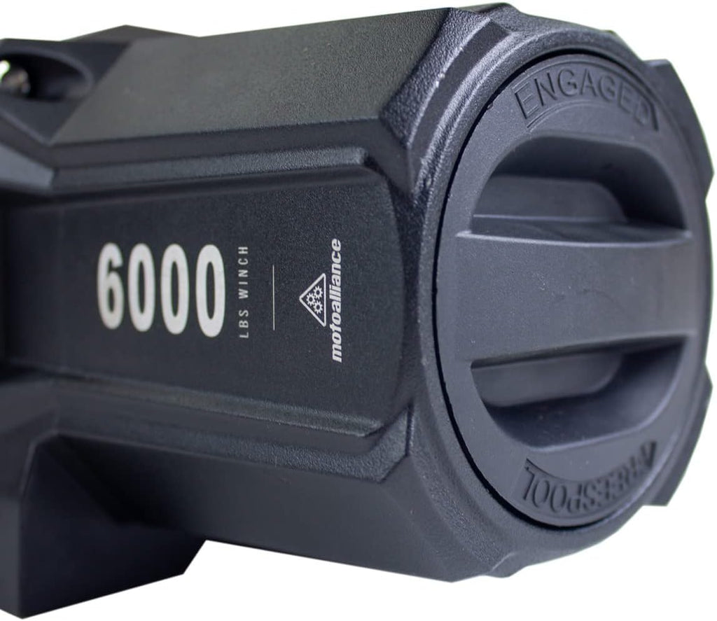 6000lb UTV Winch with 60 feet Black Rope, Wireless Remote Y151596