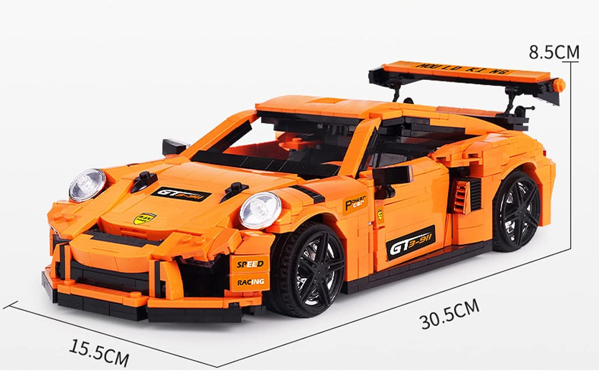 1:14 Scale 1075 Pcs Racing Car Building Blocks Set Y3625