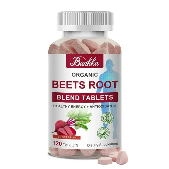 Organic Beet Root Extract Capsules 120 Tablets G1448