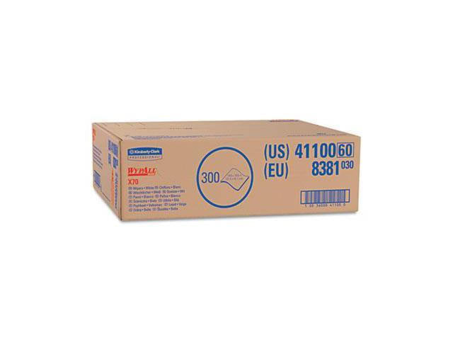 White Hydroknit Wipers, 300/Carton D495