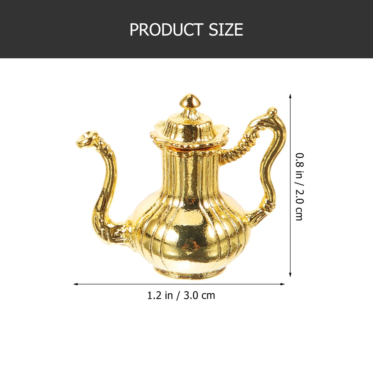 Miniature Metal Flask Kitchen Tea Set Toys D90633
