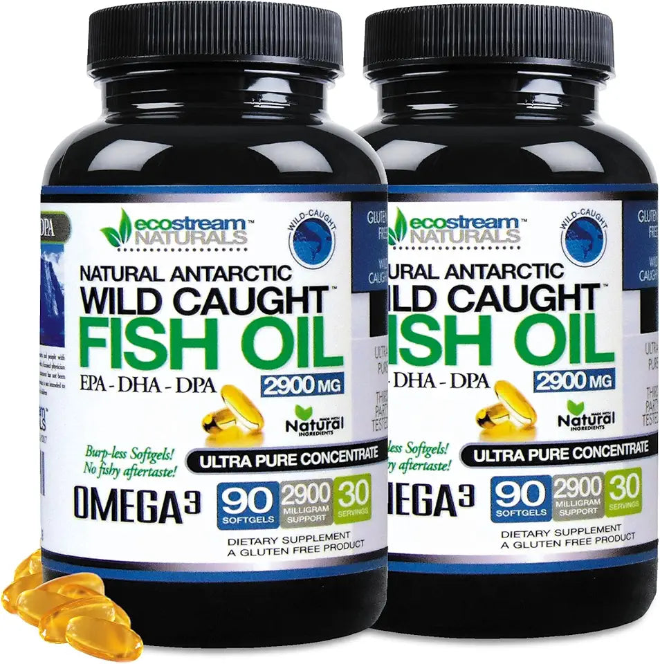 Wild Caught Omega 3 Fish Oil 2,900 Milligrams SoftGels R3278