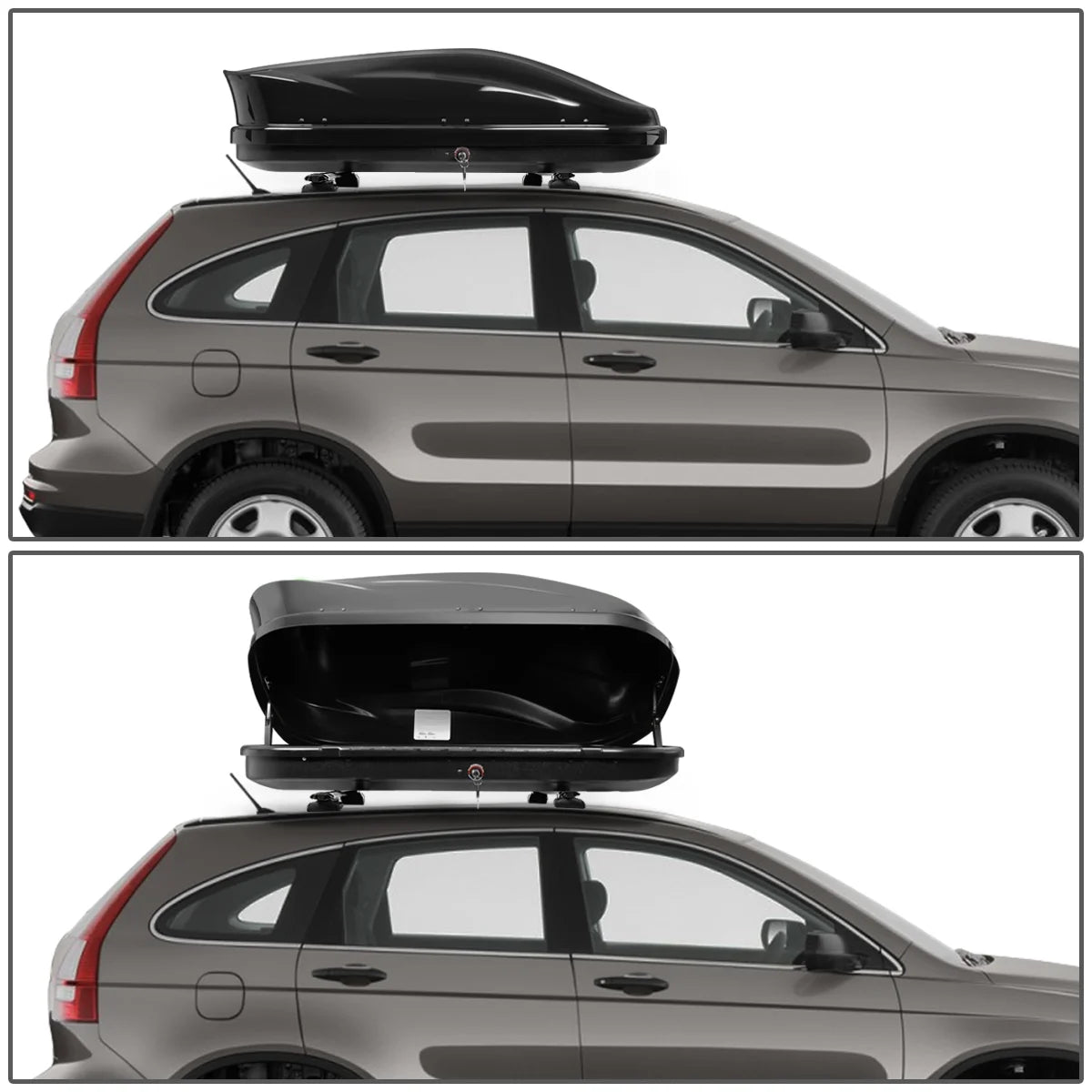 120cm Adjustable Aluminum Roof Top Cross Bar with Storage Cargo Baggage Carrier K276523