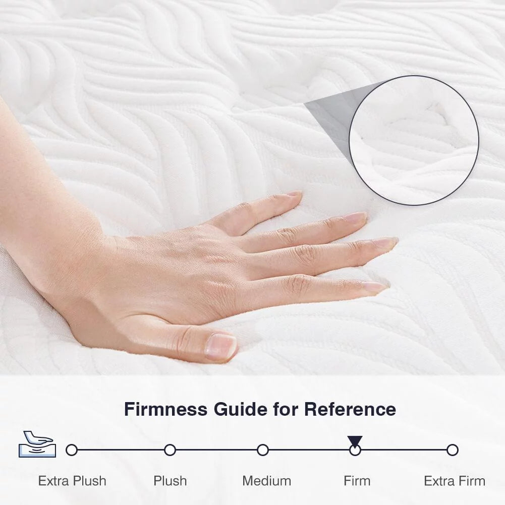 Queen Size 12-Inch Hybrid Memory Foam Mattress D962