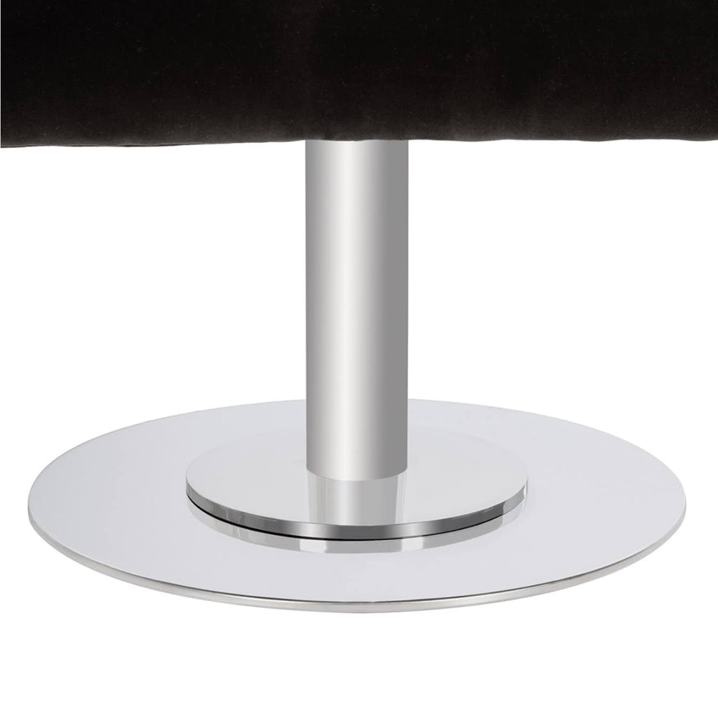 Almond Velvet Swivel Tub Chair C78103