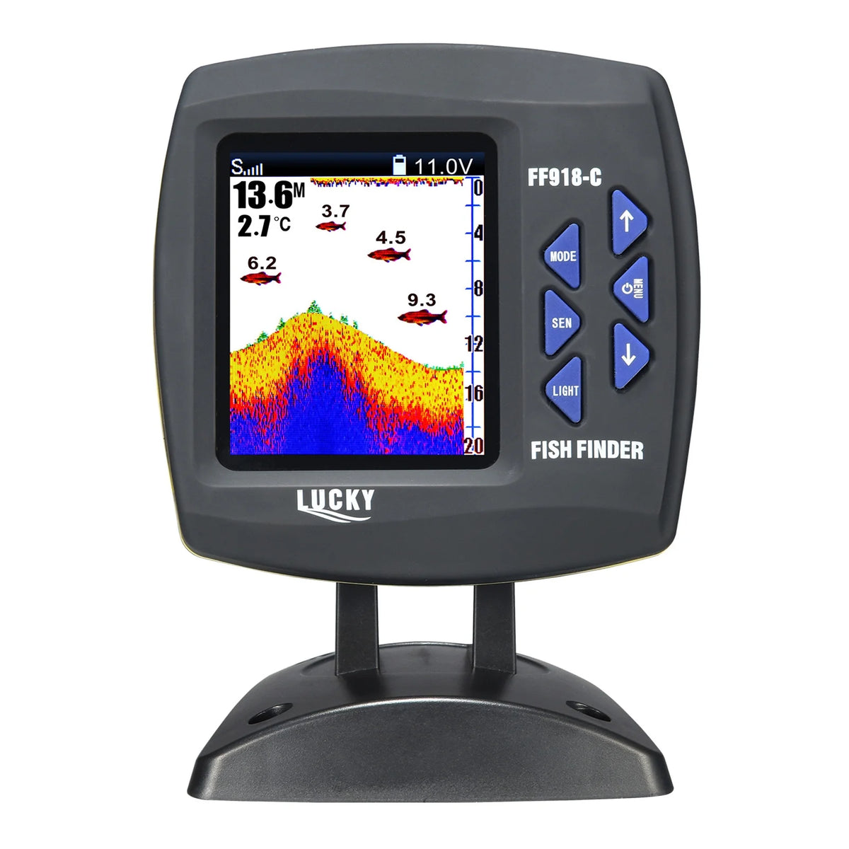 Wired Transducer Fish Finder 45 Degrees Underwater G141