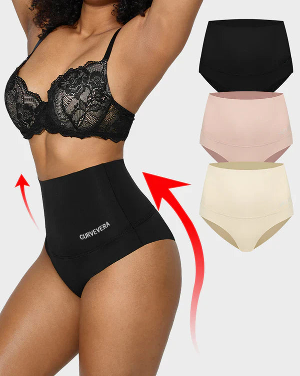 High Waisted Tummy Control Briefs D143