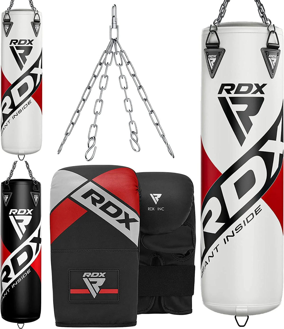 4ft 5ft White Heavy Punch Bag W7935