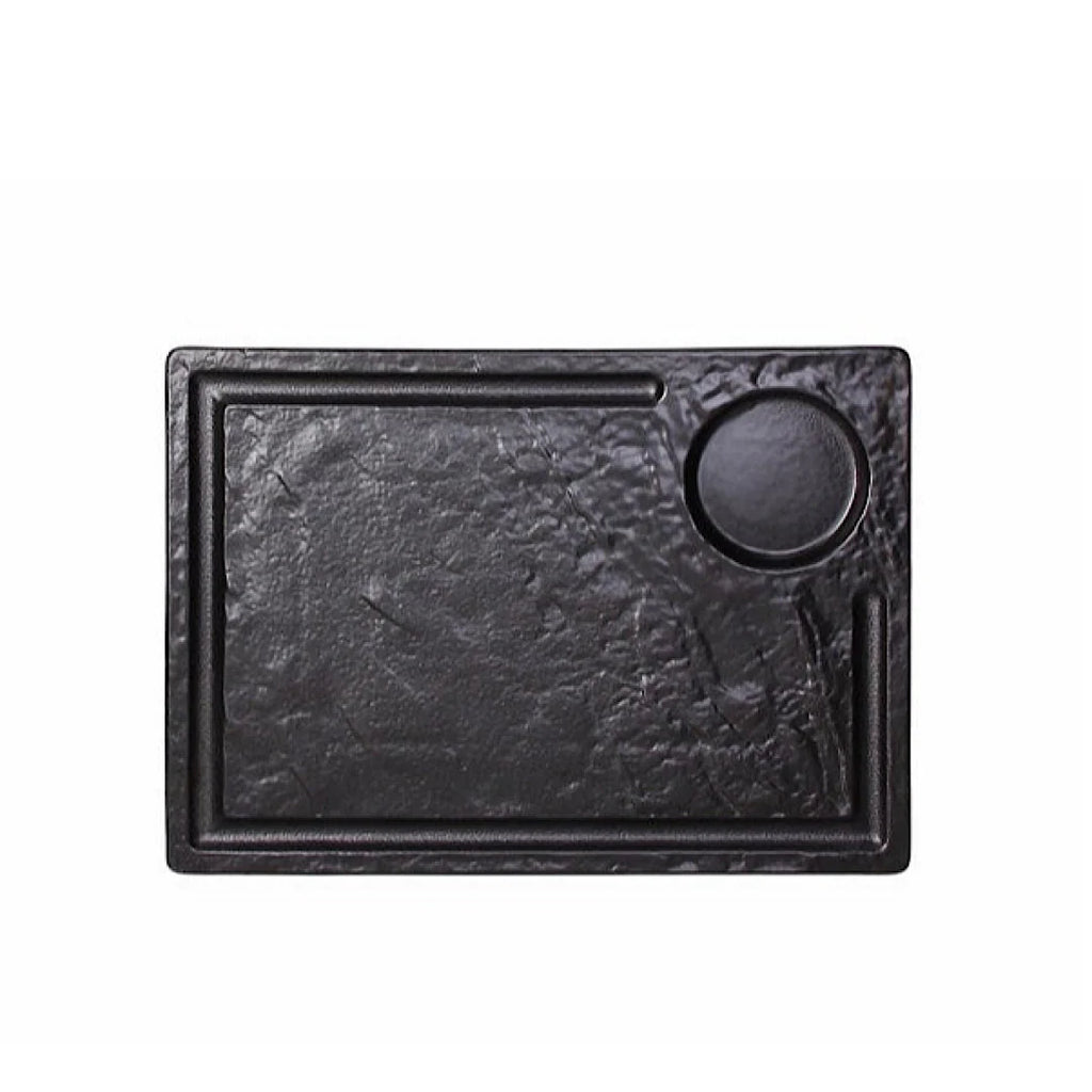 Black Steak Plate 33x24cm Z583882
