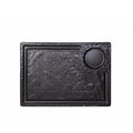 Black Steak Plate 33x24cm Z583882