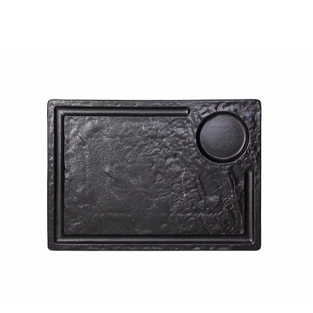 Black Steak Plate 33x24cm Z583882
