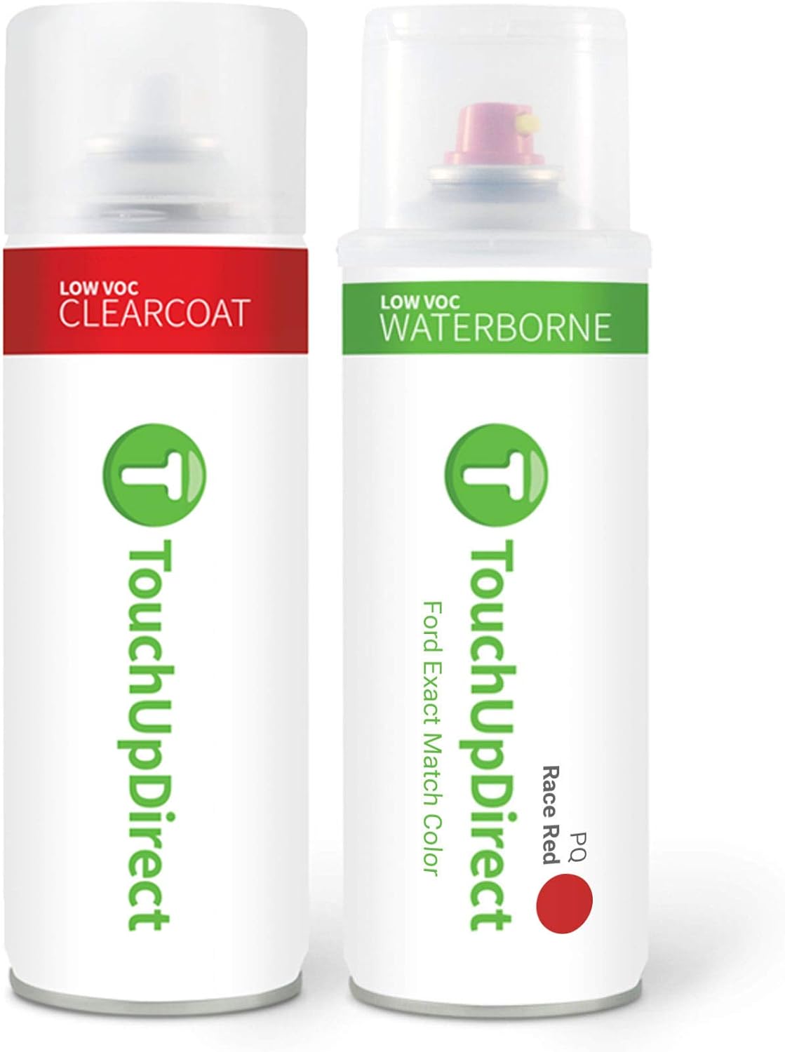 QAB Pearl White Automotive Touch Up Paint Aerosol Applicator Kit U195422
