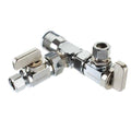 Chrome Plated Brass 1/4-Turn Dual Shut-Off Valve W709719
