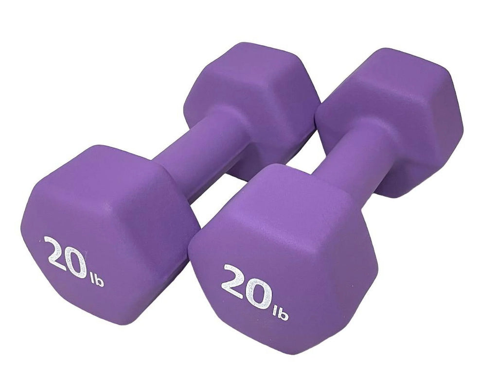 Neoprene 20LB Hex Dumbbell Set of 2 J142126