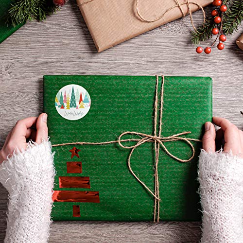 500 Multicolor Christmas Stickers B38078