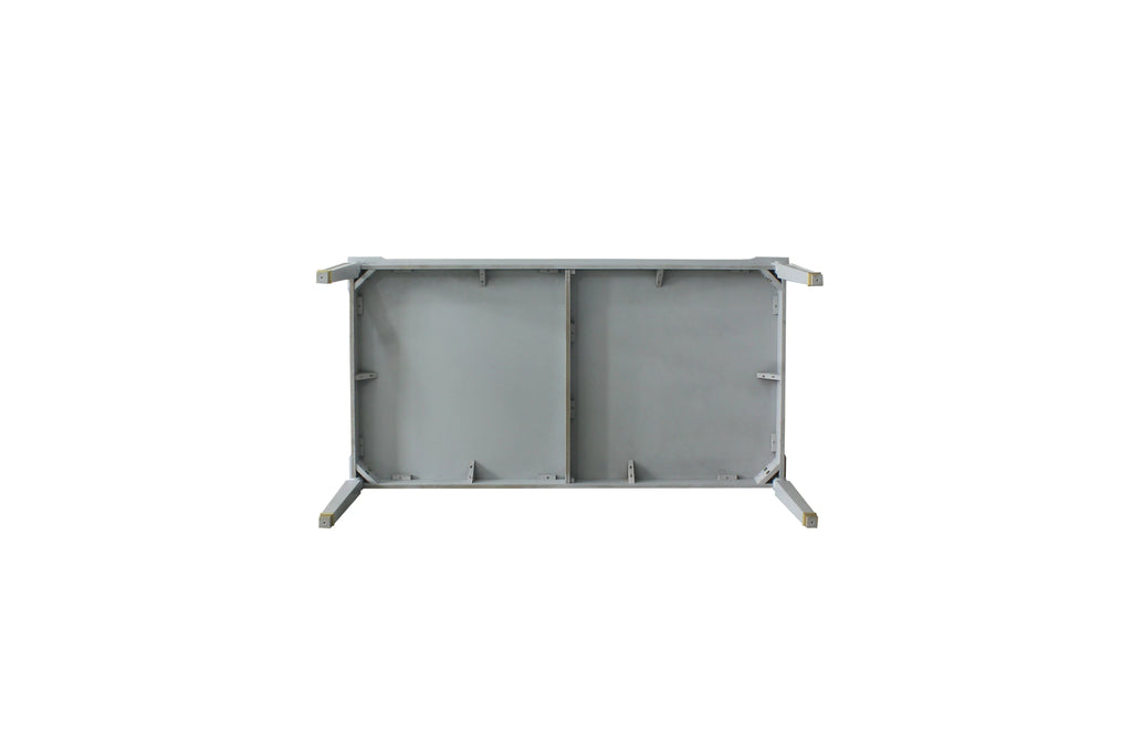 Dining Table Pearl Gray Finish G97247