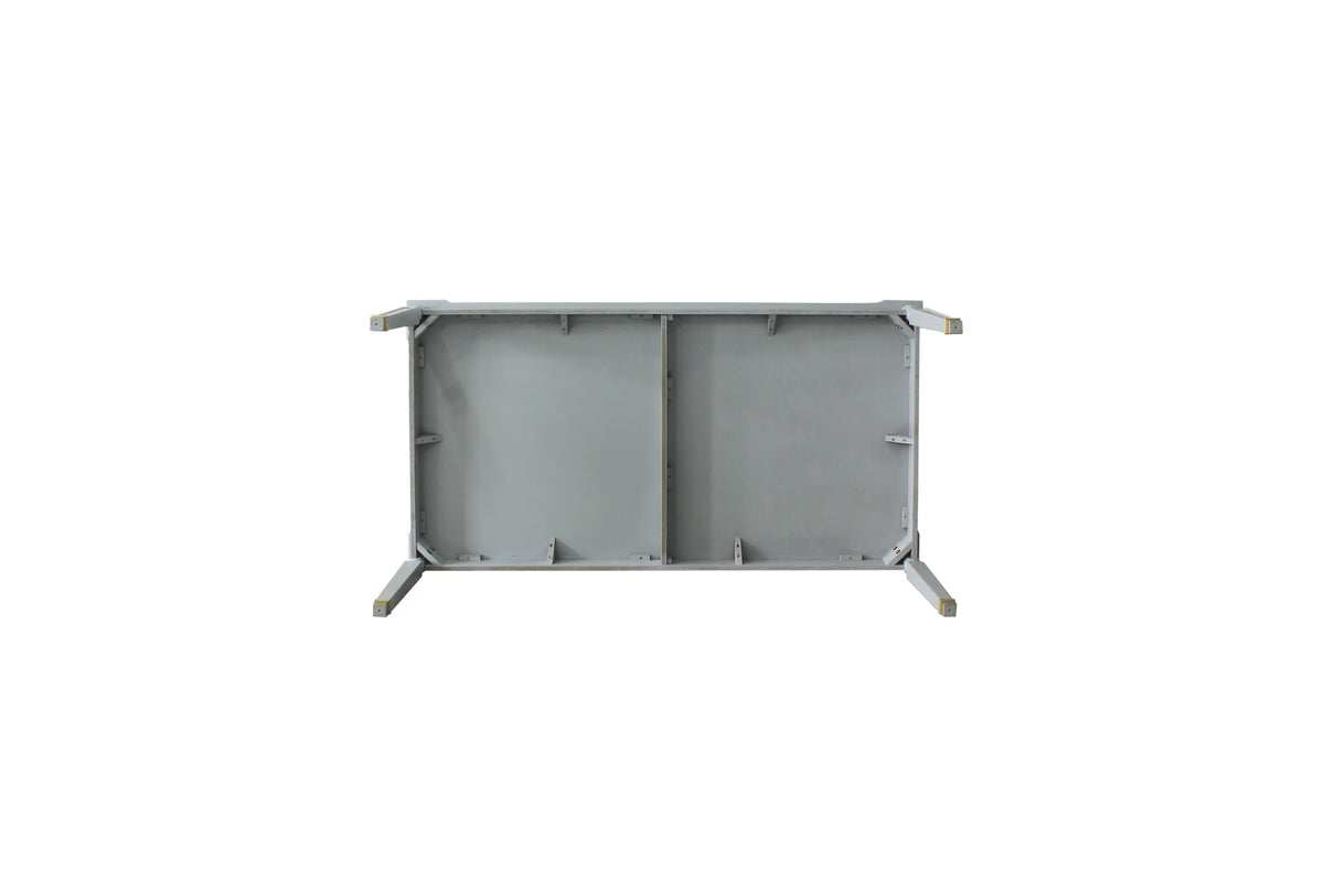 Dining Table Pearl Gray Finish G97247
