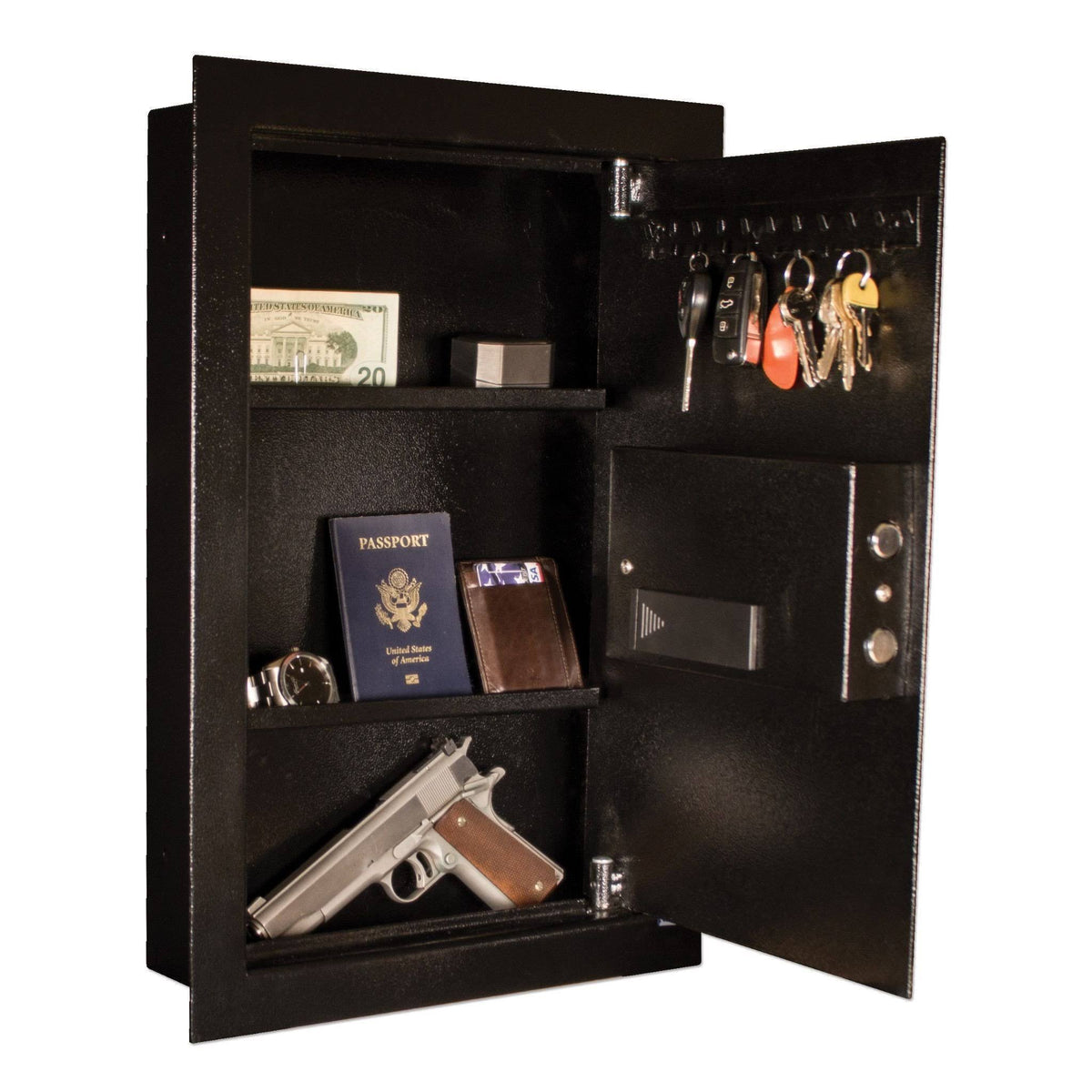 Steel Wall Safe with Electronic Lock K313816