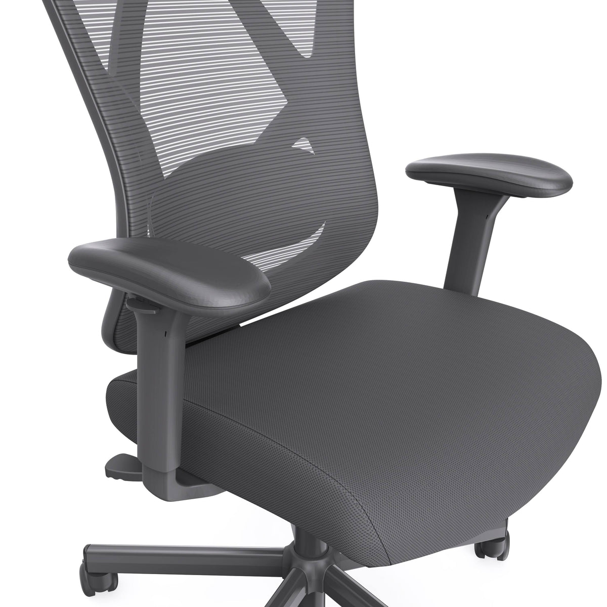 Grey Ergonomic Height Adjustable Office Chair P43165