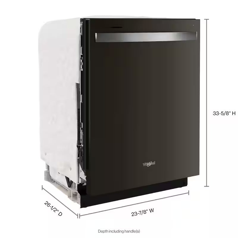 Black Stainless Built-In Tall Tub Dishwasher with Third Level Rack Q35150