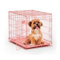 Pink Single Door Dog Crate B51798