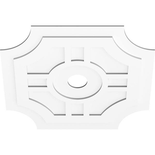 38 inchod x 5 inchid x 12 1/2 inchc x 1 inchp PVC Ceiling Medallion G3306