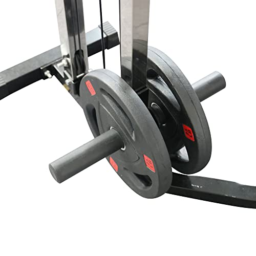 Adjustable Power Cage with J-Hooks and Safety Straps M100033