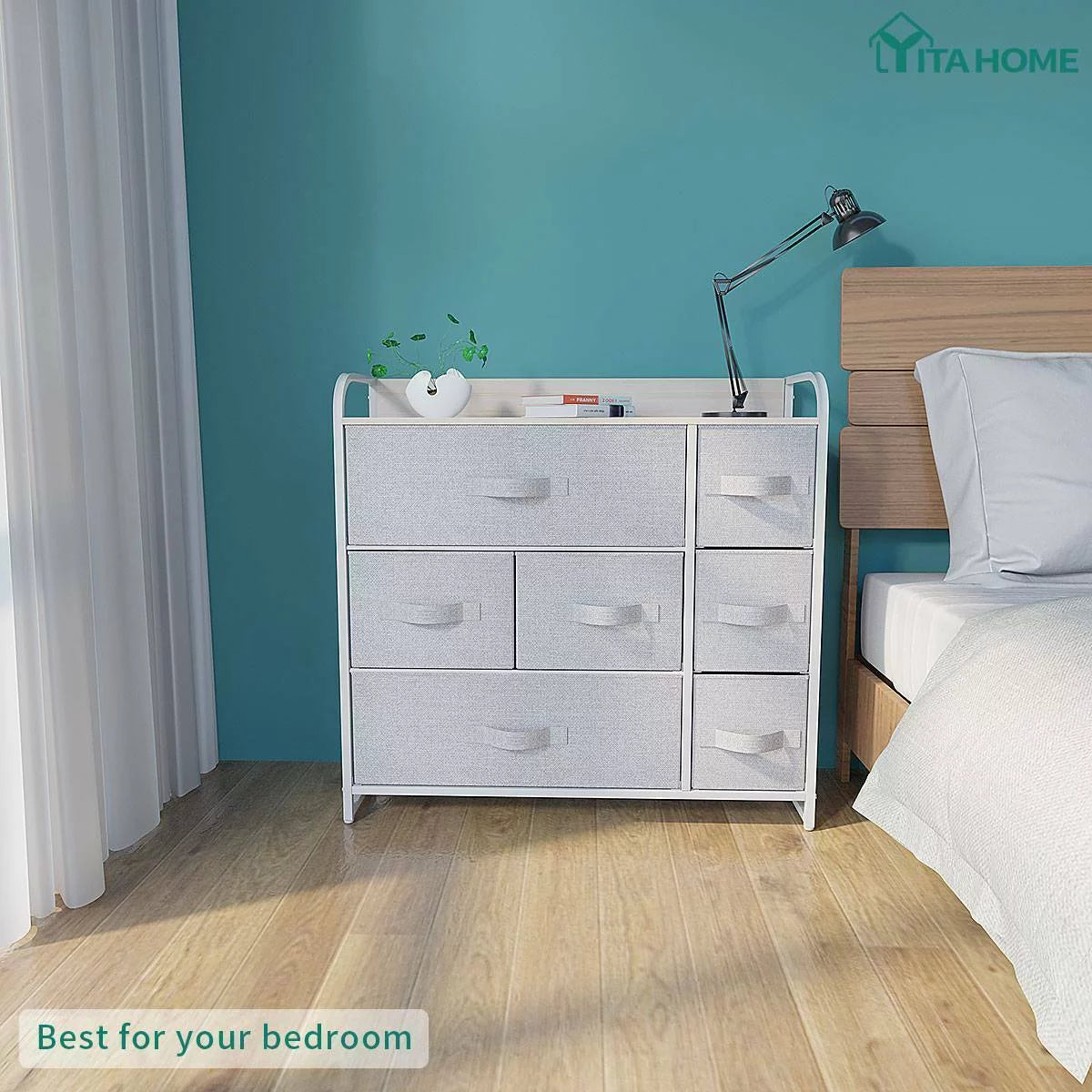 7 Drawer Fabric Storage Dresser F394