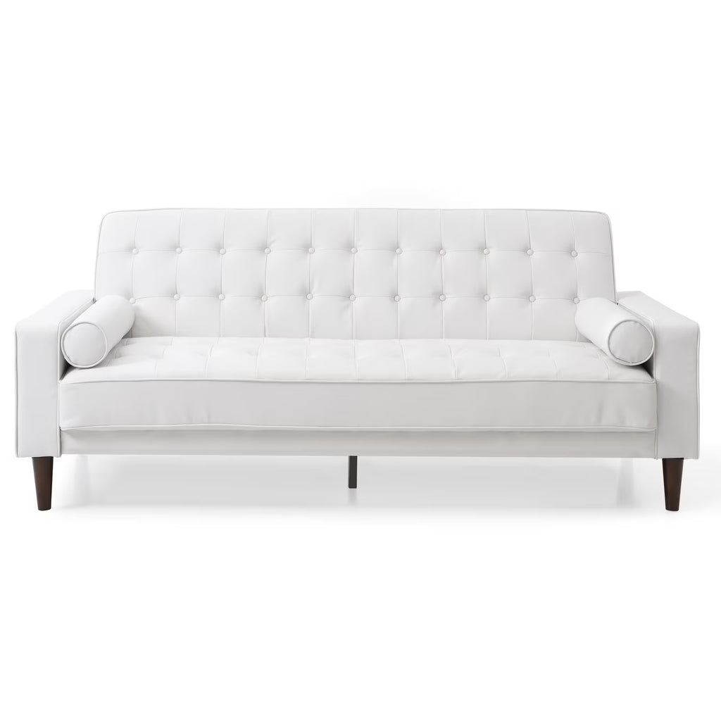 White Sofa Bed D2386