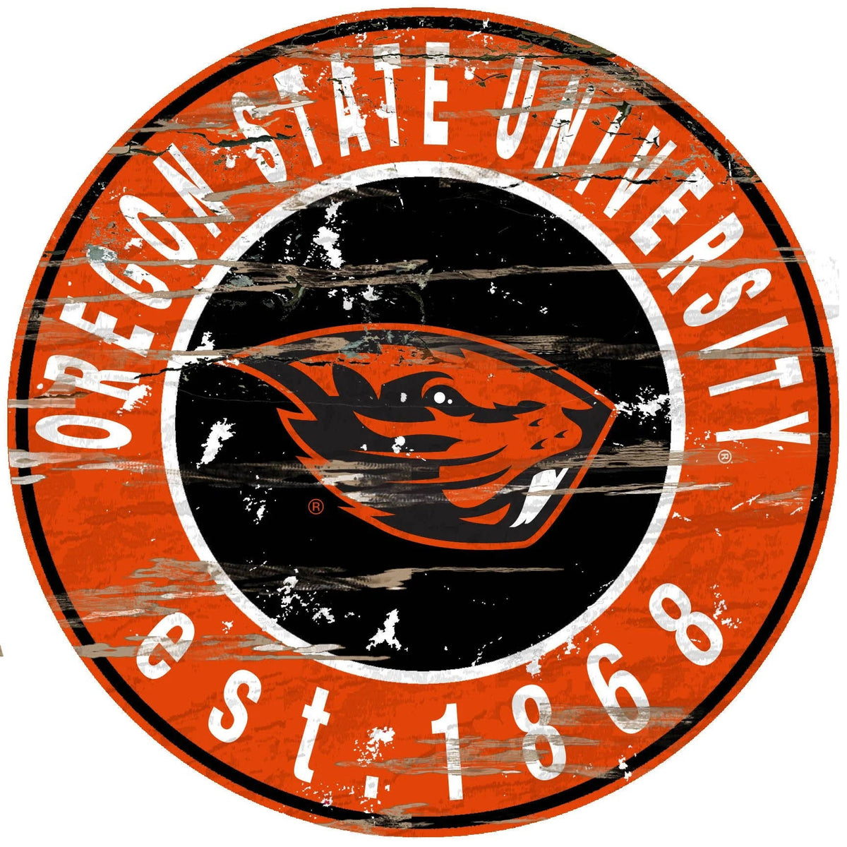 Oregon State Distressed Sign C388