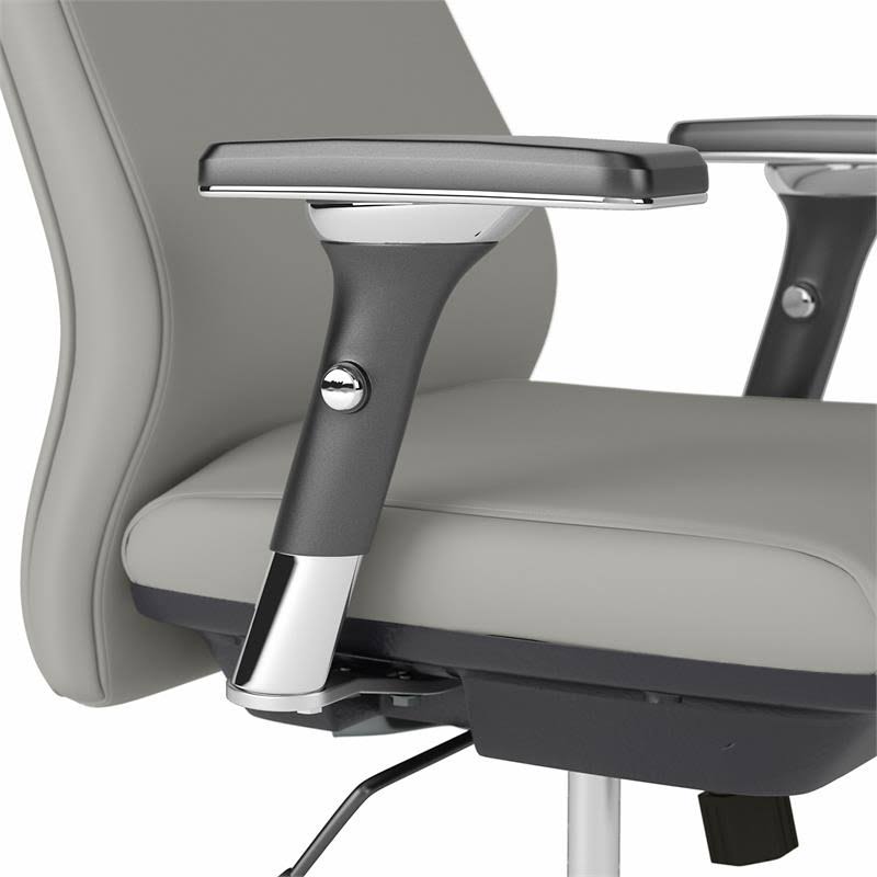 Light Gray Leather Executive Chair A44995
